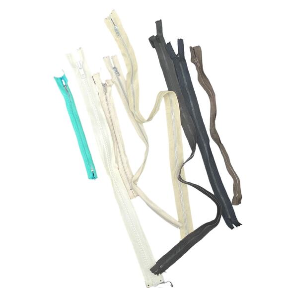 Vintage Lot 32 Mostly New Zippers Metal Talon Unique Conmar 7- 30" USA Japan - Picture 3 of 7